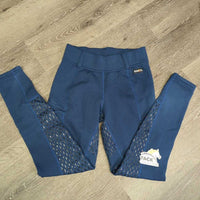 Full Seat Sticky Fleece Lined Winter Breeches *vgc, rubs, pills, hair, clumpy, faded
