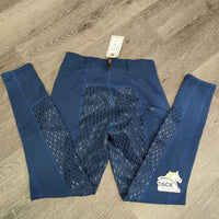 Full Seat Sticky Fleece Lined Winter Breeches *vgc, rubs, pills, hair, clumpy, faded
