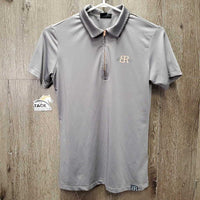 SS Shirt, 1/3 Zip up *vgc, seam puckers, rubs, pills
