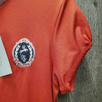 SS Polo Shirt, 1/3 Button Up *gc/fair, snags, pills, rubs, cut tag, dingy collar, older
