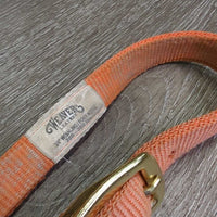 Soft Narrow Nylon Halter, adj, snap *gc, dirty, faded, rubs, frays, stains

