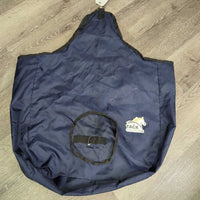 Light Nylon Hay Bag *xc, clean, mnr stains, hay bits & frayed edges
