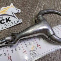 Thick v.Hvy Eggbutt Snaffle Bit *gc, clean, scratches, residue, older, stains

