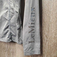 JUNIORS LS Shirt, 1/4 Zip up *gc, shrunk?v.puckered seams
