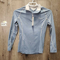 LS Base Layer - Technical Shirt, 1/4 Zip Up *vgc, seam puckers?shrunk
