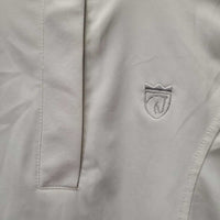 JUNIORS LS Sun Show Shirt, 1/3 Snap up, magnetic Collar, mesh sleeves *gc, seam puckers, loose/puckered collar
