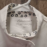 JUNIORS LS Sun Show Shirt, 1/3 Snap up, magnetic Collar, mesh sleeves *gc, seam puckers, loose/puckered collar
