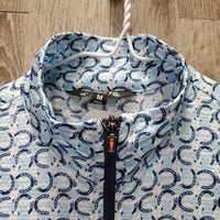 JUNIORS SS Light Shirt, 1/2 Zip Up *xc
