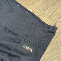 Hvy Euro Seat Breeches, Pull on *fair, sm hole, v.rubbed & pilly
