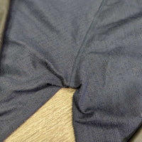 Hvy Euro Seat Breeches, Pull on *fair, sm hole, v.rubbed & pilly
