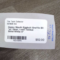 Eggbutt Snaffle Bit *xc, clean, v.mnr residue
