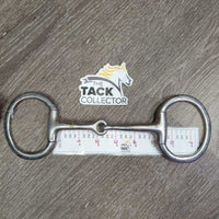 Thin Eggbutt Snaffle Bit *gc, stains, scratches, v.dirty, residue, scratches
