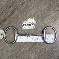 Thin Eggbutt Snaffle Bit *gc, stains, scratches, v.dirty, residue, scratches
