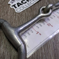 Thin Eggbutt Snaffle Bit *gc, stains, scratches, v.dirty, residue, scratches
