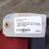 No Turn Bell Boots, velcro, bag *new, tags
