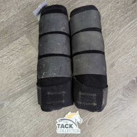 2 Closed Neoprene Sports Boots, velcro *vgc/xc, clean, mnr hair, stains & residue
