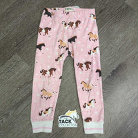 LS Pyjama Shirt & Pants "Wild at Heart" *gc, mnr hair, dingy, stains
