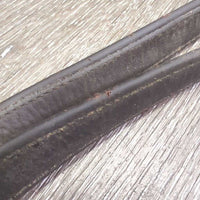 Soft Nylon Lined Stirrup Leathers *gc/vgc, dirty, residue, chewed edges, pulled threads, scrapes, dirt jockies, tacky/sticky
