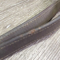 Soft Nylon Lined Stirrup Leathers *gc/vgc, dirty, residue, chewed edges, pulled threads, scrapes, dirt jockies, tacky/sticky

