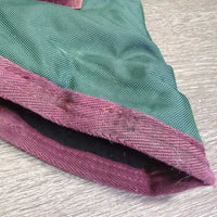 Front & Hind Shipping Boots, Fleece Lined *gc, pills, rubs, frays, hair, mnr dirt, hole, older
