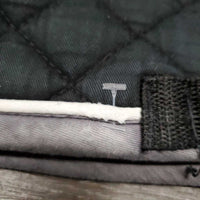 Quilt Jumper Saddle Pad *gc, clean, rubs, faded, mnr threads, holey edges, threads
