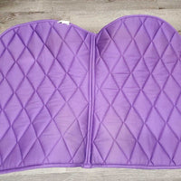 Quilt Jumper Saddle Pad, 1x piping *vgc, clean, faded, mnr rubs, stains?, pills
