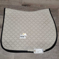 Quilt Jumper Saddle Pad, 1x piping *vgc, clean, mnr pills, rubs, faded, unstitched, threads, stains
