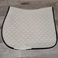 Quilt Jumper Saddle Pad, 1x piping *vgc, clean, mnr pills, rubs, faded, unstitched, threads, stains
