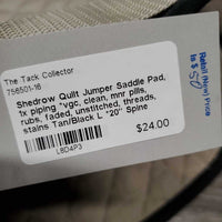 Quilt Jumper Saddle Pad, 1x piping *vgc, clean, mnr pills, rubs, faded, unstitched, threads, stains
