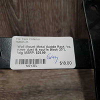 Wall Mount Metal Saddle Rack *xc, v.mnr dust & scuffs
