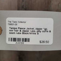 Fleece Jacket, zipper *gc, mnr hair & zipper rubs, pilly cuffs & seam rubs
