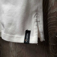 SS Show Shirt, 1/4 Zip up *gc, puckers, mnr thread & snag
