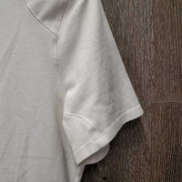 SS Show Shirt, 1/4 Zip up *gc, puckers, mnr thread & snag
