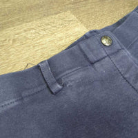 Hvy Cotton Breeches, Pull On *gc, faded, mnr stains, pulled seat seams, mnr broken elastic, older
