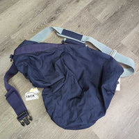 Fleece Lined Saddle Cover Carry - Storage Bag, Shoulder Strap *xc, older, clean, v.mnr hair
