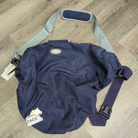 Fleece Lined Saddle Cover Carry - Storage Bag, Shoulder Strap *xc, older, clean, v.mnr hair

