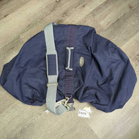 Fleece Lined Saddle Cover Carry - Storage Bag, Shoulder Strap *xc, older, clean, v.mnr hair
