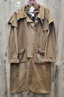 Oil Slick Trench Coat *vgc, mnr scuffs, hay, hair
