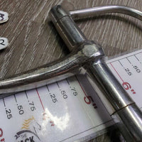 Thin Hvy Western D Ring Bit *vgc, clean, peeled edge, scratches, stiff joints
