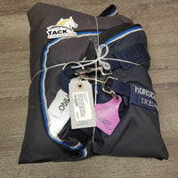 Rain Sheet, detach neck, tail *vgc, clean, wpf, faded, mnr hair, snags, scrapes, v. mnr repairs
