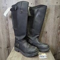 Tall Winter Boots, Zippers *vgc, rubs, mnr dirt, scuffs, hair, older
