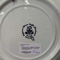 Ceramic Plate "Holland, European Championships 1992" *vgc, dirty
