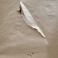 7 Horses Original Oil? Painting, Wood Frame *gc/fair, scrapes, peeled, hole, torn paper back
