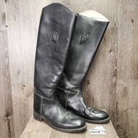 MENS Dress Boots, Pull On *gc, older, dusty, film, scrapes, stains
