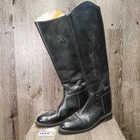 MENS Dress Boots, Pull On *gc, older, dusty, film, scrapes, stains

