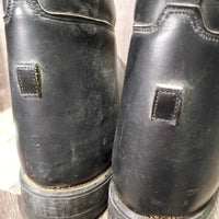 MENS Dress Boots, Pull On *gc, older, dusty, film, scrapes, stains
