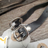 Soft Thin Leather Spur Straps *gc, xholes, clean, rubs, twist
