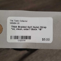 Thick Braided Soft Nylon Strap *xc, clean, older?
