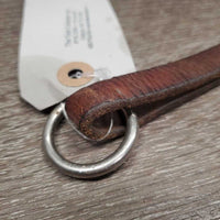 Riveted Leather Strap *gc, broken, oxidized, older
