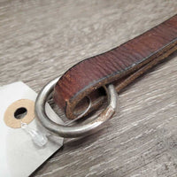 Riveted Leather Strap *gc, broken, oxidized, older
